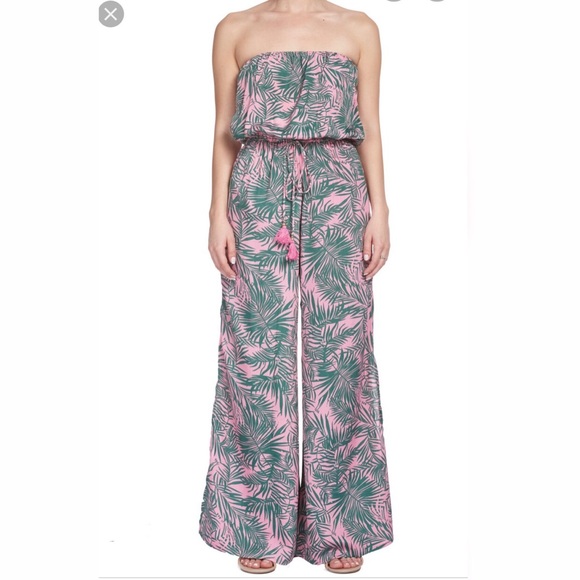 Elan Pants - ⛄️ 5 for $25 Elan Tie Waist Strapless Jumpsuit